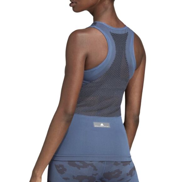 Stella McCartney Adidas Tank Top Camo Stretch Sleeveless Activewear Size Small - Picture 2 of 12